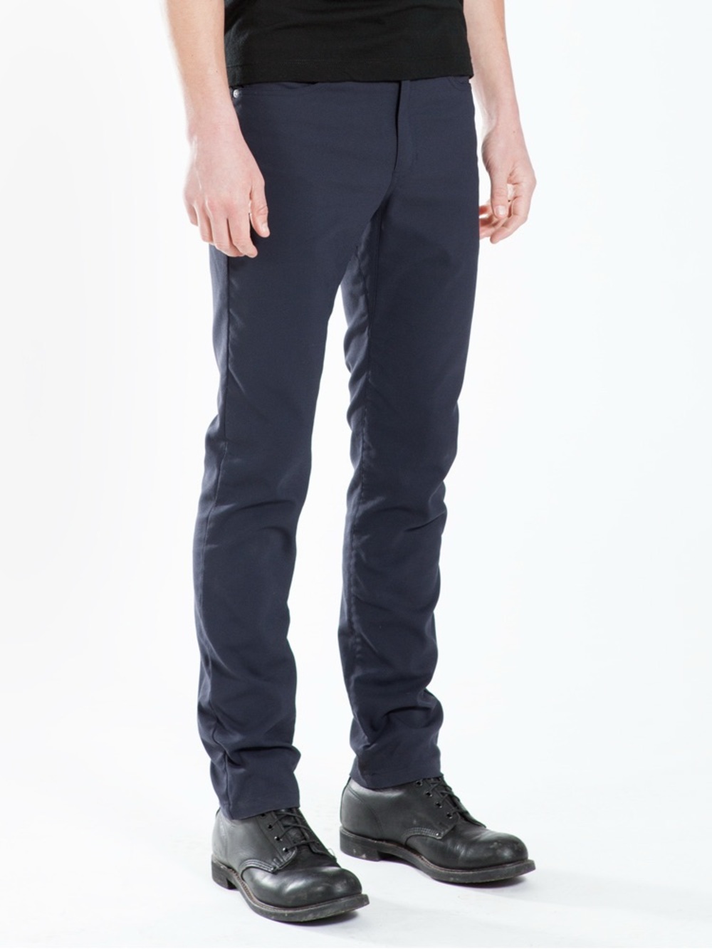 Outlier Slim Dunagrees in Bluetint Gray